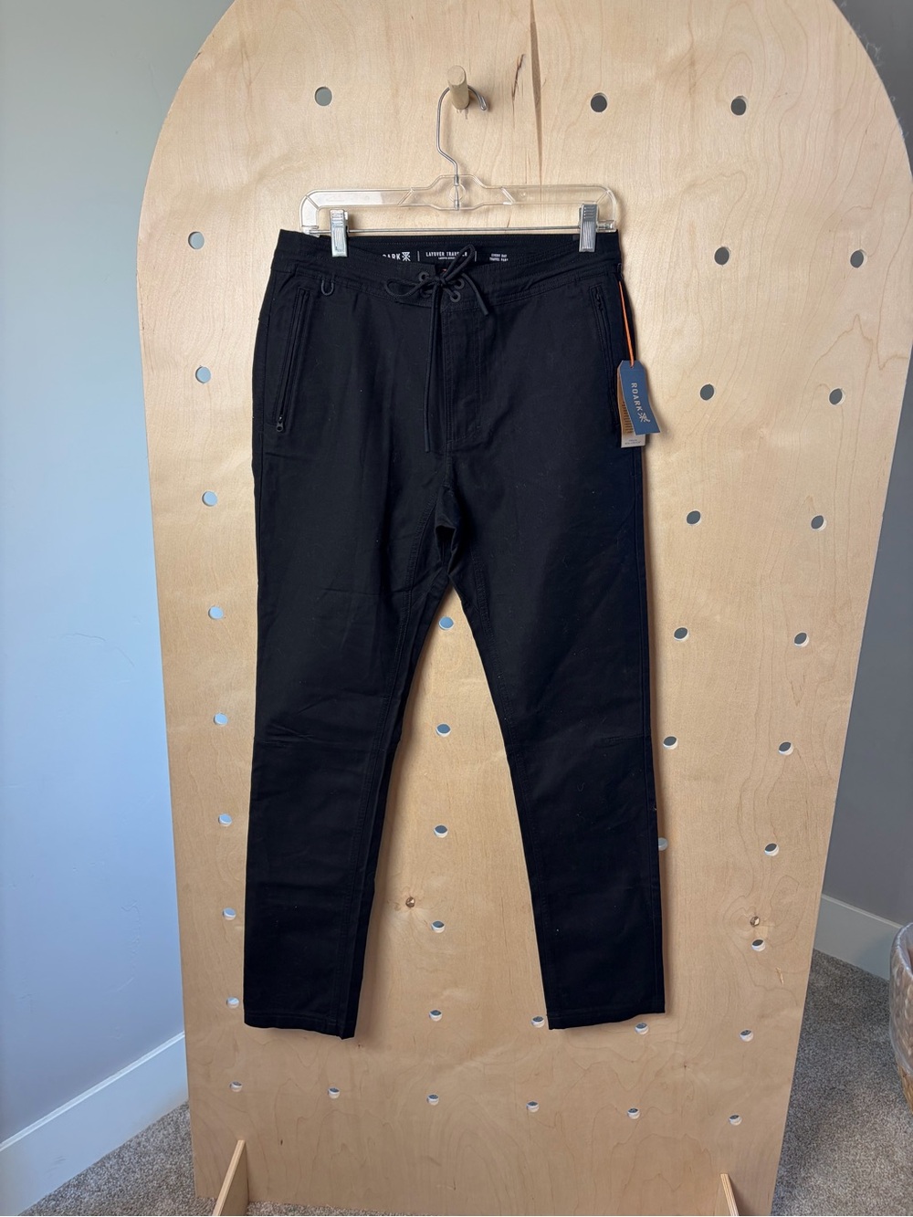 NWT $95 ROARK Men’s Layover Pro Traveler Pants in Black Waist 30 - Picture 4 of 10